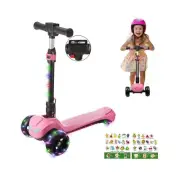 3 Wheel Electric Scooter for Kids Ages 3-8, LCD Display, Colorful Lights, Rel...