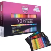 Master Art 100 Colored Pencils Box Set Art Painting Drawing Coloring Book Premiu