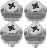 Generic Slide Nut T Track Bolts Steel Grip Screw Titanium Screw with Nut Screw Nuts Locking Screw T Rail Bolts T Bolts for t Track Golden Steel