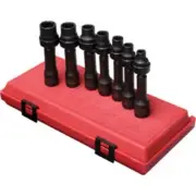 Sunex SUN2696.5 Dr. Fractional 12 Point Driveline Impact Socket Set- 7 pc