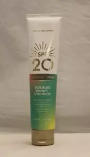 Bath & Body Works Waikiki Beach Coconut Water Resistant Sunscreen Lotion SPF 20