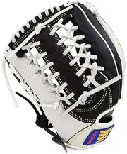 HUIJINCHAOSHI Baseball Gloves, Leather Baseball Gloves, Backhand Left Attack Adult Baseball Gloves, 12.5", Black. Baseball Gloves
