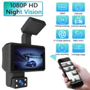 1080P FHD Dual Dash Cam Car DVR Night Vision Video Recorder Front Inside Camera