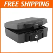 Secure 0.17 Cubic Feet Fireproof and Waterproof Safe for Safeguarding Essentials