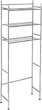 Honey-Can-Do BTH-05079 3-Tier Metal Bathroom Shelf Space Saver, 9.45 x 22.83 x 59.84, Chrome