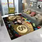 Retro Games Dollar Monopoly Cartoon Carpet Rug for Home Living Room Bedroom Sofa