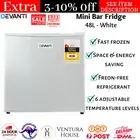 Devanti Bar Fridge Mini Freezer Portable Small Refrigerator Wine Home White 48L