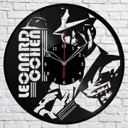 Vinyl Clock Leonard Cohen Wall Clock Unique Art Vinyl Record Wall Clock 1187