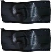 Stroller Handle Cover - Leather Stroller Handle Cover | Removable Zipper Bumper Handlebar Sleeve | Stroller Strap/Handle Replacement, Handle Cover, Pram Accessories