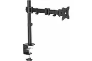 StarTech.com Desk Mount Monitor Arm 34" (17.6lb/8kg) VESA Displays, Articulating Monitor Pole Mount, Height Adjustable, Clamp/Gr