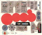 Vintage Star War B-Wing Restoration Sticker Set- Pre-Cut