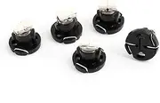 uxcell 5 Pcs 2 1210 Surface Mount Device T4.2 Wedge LED Instrument Signal Light Lamp Green 12V