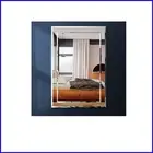 High-Quality 20x30 Frameless Silver Mirror with Beveled Edges - Easy to Hang