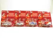 Playing Mantis Coca Cola Holiday Ornaments Lot Of 8 Cars NIB 7553