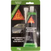 Sikasil Adhesive - Windscreen Sealant, Black, 75g