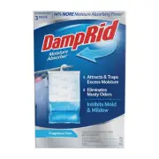 DampRid Moisture Absorber Fragrance Free Hanging 16 oz 3-Pack
