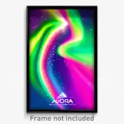 Pixel Art Poster - Novel Aurora (8 Bit Psychedelic Trippy Video Game Print)