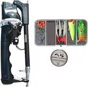 Portable Fishing Rod, Fiberglass Fishing Rod Small, Ergonomic Complete Fishing Equipment Kit with Fishing Lures for Women Men Males Females153/200