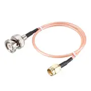 RG316 Coaxial Cable with BNC Male to SMA Male Connectors 50 Ohm 1 Ft