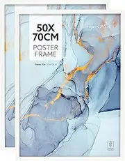 Cooper & Co. Set of 2 50x70cm Poster Photo Frames White