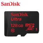 SANDISK 128GB ULTRA MICROSDXC 80MB/S UHS-I 高速記憶卡 (附轉卡)