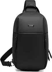 [Doshi] Pro Minimalist Vegan Sling Bag 301, Black, Minimalist