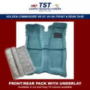 MOULDED CAR CARPET FITS (G11) HOLDEN COMMODORE VB VC VH VK F&R + UNDERLAY 78-85
