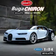 Welly 1:24 Bugatti Veyron Chiron Alloy Sports Diecasts Metal Toy Vehicles Car