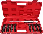 9 PCS Blind Hole Collet Bearing and Seal Puller Kit Inner Bearing ctor Slide Hammer Pilot rt Bearing Removal Tool Au tive Repair Black & Silver 9 PCS