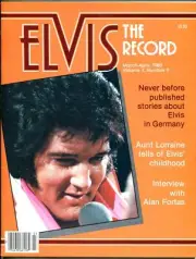 MAG: Elvis The Record #9 3/1980-Elvis fanzine-candid pix-FN