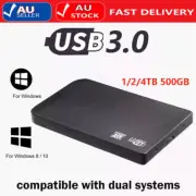 4TB 2.5" External Hard Drive 2TB 1TB USB 3.0 4TB speedy HDD Expansion Portable