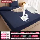 Waterproof Mattress Covers Protector Bed Fitted Sheets With Elastic Band