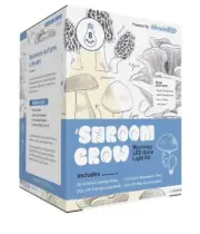 Miracle LED Shroom Indoor Grow Light Kit for Oyster, Shitake, Lions Mane 8 Packs