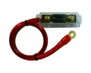 250 Amp ANL Fuse Holder Fuseholder Inline Block Battery Install Kit 0 GAUGE 1 FT