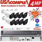 HIKVISION SMART COLORVU 4K-UHD SECURITY CAMERA SYSTEM 4MP CAMERA BULLET W/ HDD