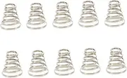 10Pcs Stainless Steel Quick Release Bike Skewer Springs Mtb Wheel Parts Replacement for Front Rear Axle Lightweight Easy to Install