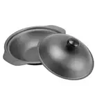 Cookware Small Pot Cooking Rice Casserole Cast Iron Saucepan with Lid