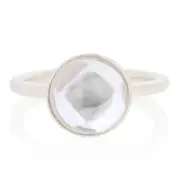 NEW Authentic Pandora Poetic Droplet Ring - Silver 54 (US 7) 190982CZ Retd