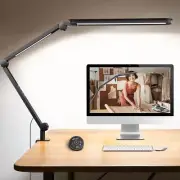 LED Desk Lamp with Clamp, Architect Desk Lamp with Dual LED Light, Flexible 3...