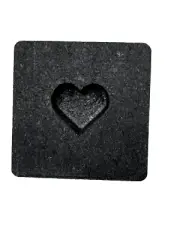 1/2 oz Valentines Heart Graphite Gold Ingot Mold For Gold & Silver Casting
