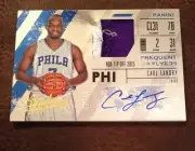 CARL LANDRY 2015/16 ABSOLUTE FREQUENT FLYERS 76ERS PATCH AUTO 19/25