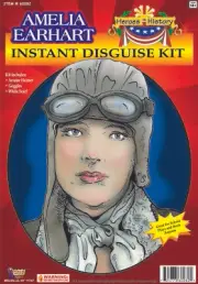 HEROES IN HISTORY AMELIA EARHART Instant Disguise Kit School Plays