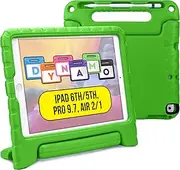 Official Cooper Dynamo Case for iPad Air 1/ iPad Air 2 Case for Kids, iPad 6th/ iPad 5th Generation Case for Kids, iPad Pro 9.7 | Rugged Foam, Magic Handle, Stand, Pencil Holder, Eco-Mailer