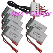 3.7V 650mAh 2.40Wh 25C Li-pol Battery 802540 JST For SYMA X5C X5SC X5SW RC Drone