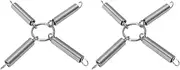 GLOGLOW Tire Chain Tensioner, 9.1in Stainless Steel Spring Loaded Chain Tensioner for Garden Tractor Snow Blower Riders with Tighteners