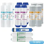 2-Year RO Replacement 5-Stage 75 GPD Reverse Osmosis System Water Filter 15 Pack