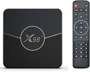 Smart TV Box, Android 11.0 TV Box 4GB RAM 64GB Amlogic S905X2 Quad Core A55 Dual WiFi 2.4G/5G 4K/1080P HD Airplay Miracast VP9 H.265 Bluetooth 4.0 Set Top Box,2gb+16gb