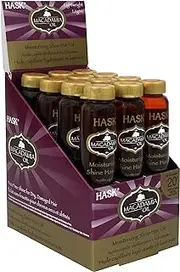 HASK Vials Macadamia Oil Shine Treatment, 0.62 Fl Oz (Pack of 12)