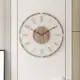 創意透明懸浮掛鐘 優雅木製靜音鐘錶 亞克力簡約壁鐘 北歐牆上裝飾 現代藝術高質感 品質時鐘 客廳房
