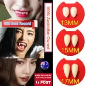 Halloween Costume Party Zombie Werewolf Resin Vampire Fangs Tooth Cap OR Putty